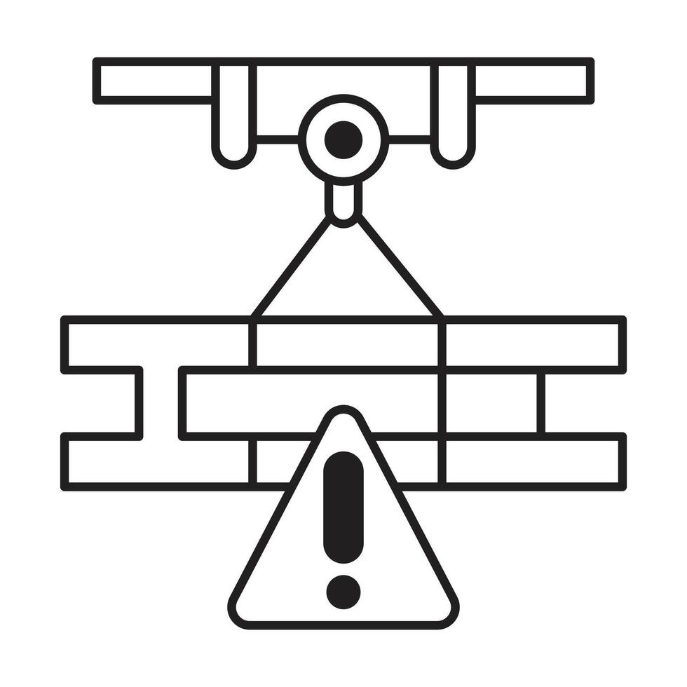 Overhead icon on white background vector