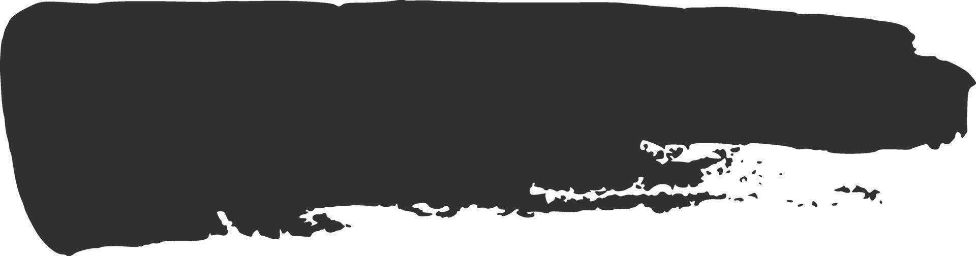 Wide, dark gray brush stroke adds texture and flair, perfect for web, print, or digital art projects vector
