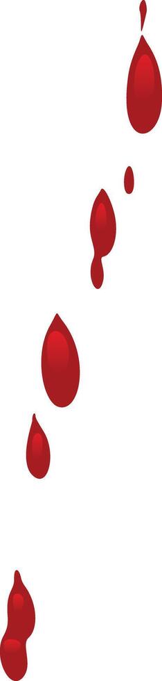 Blood drops are dripping down a white background, creating a dramatic and unsettling scene, possibly suggesting violence, injury, or medical themes vector