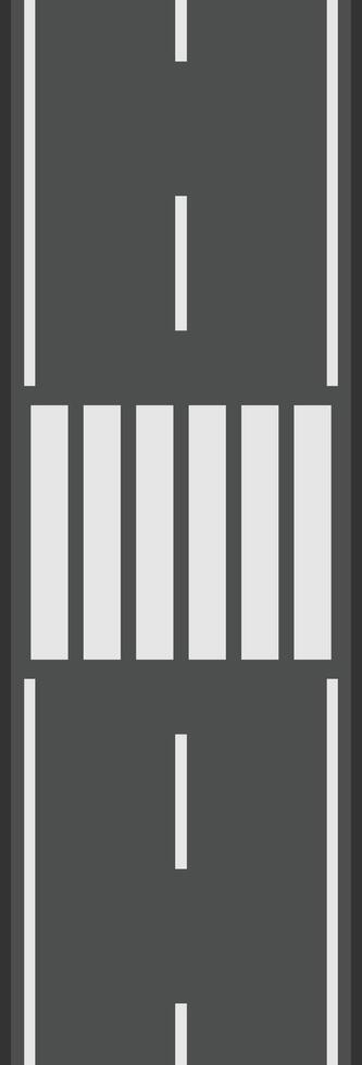 White pedestrian crossing on dark grey asphalt road marking, vertical background for road safety and traffic regulations concepts vector