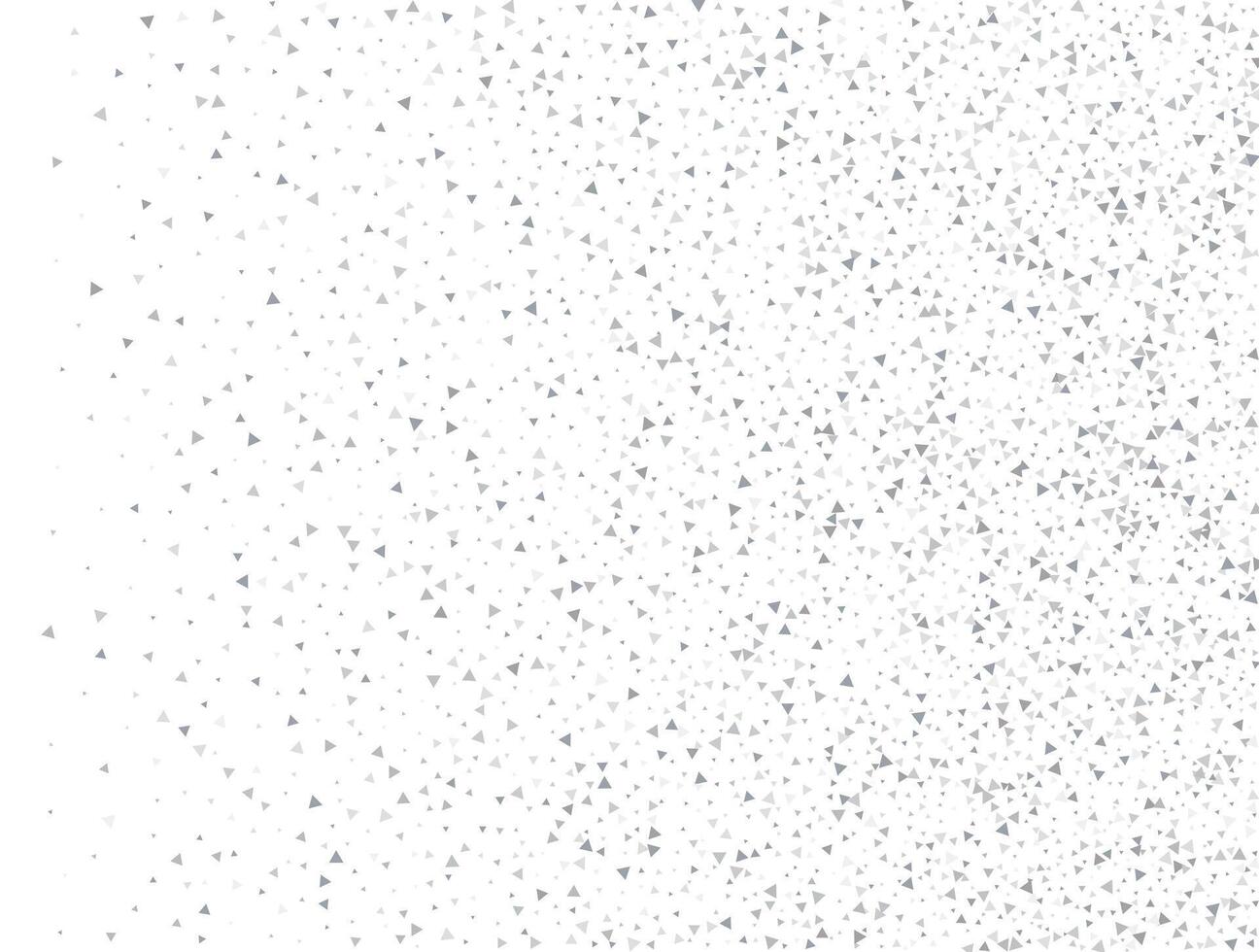 Modern Light silver Triangular glitter confetti background. Confetti celebration, Falling Silver abstract decoration for party, birthday celebrate, anniversary or event, festive. illustration. vector