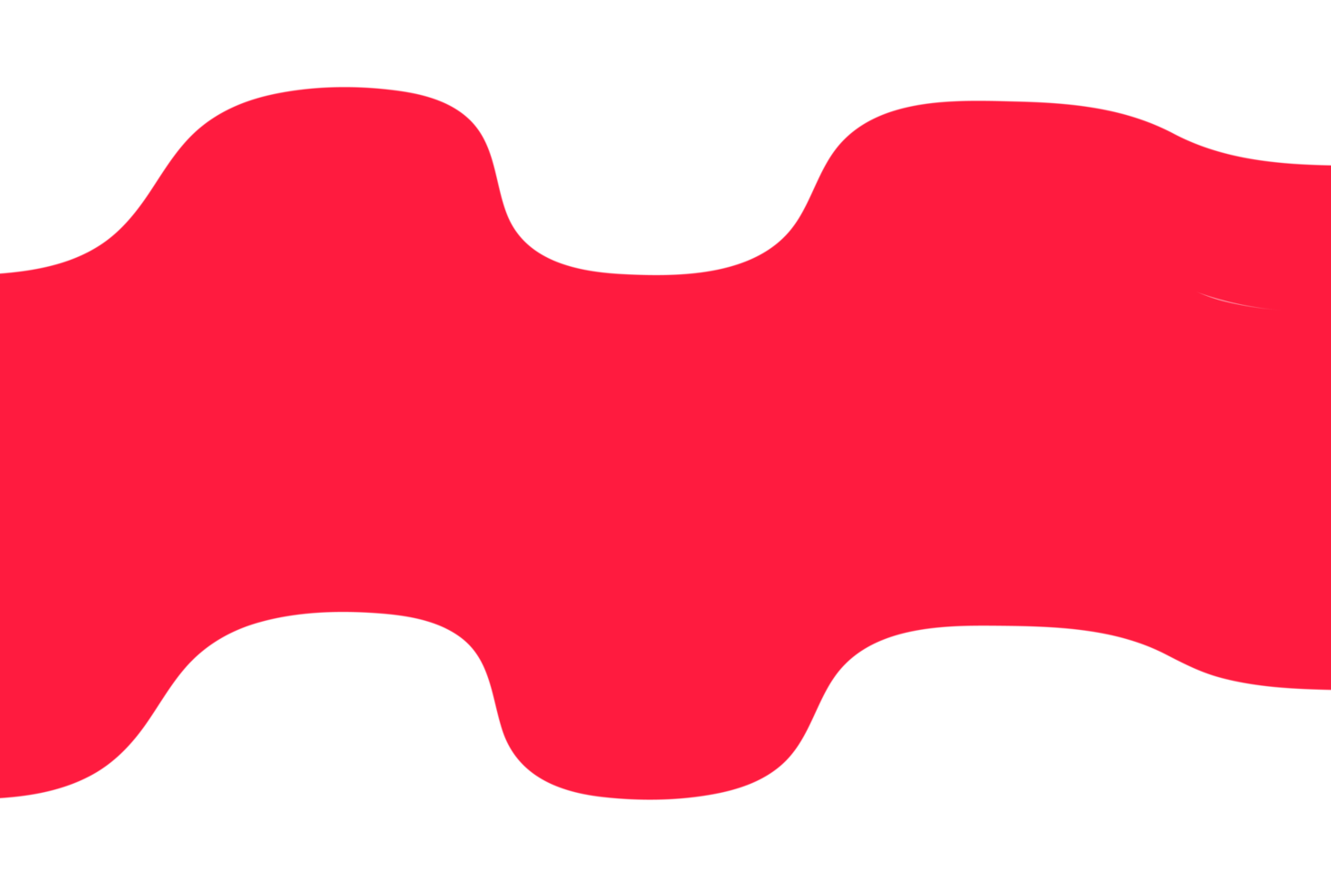 red carve line transparent background png