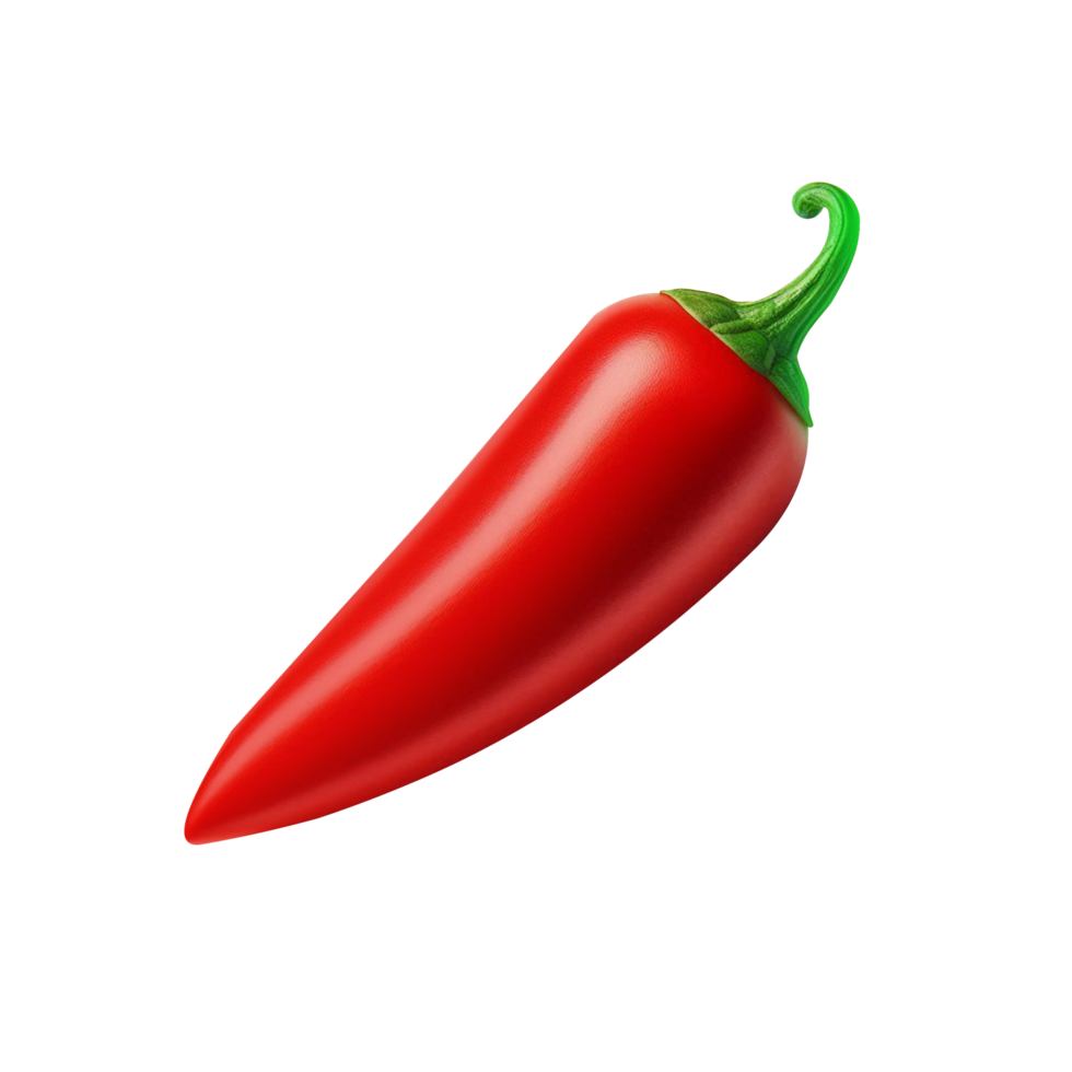 red chili pepper isolated on a transparent background png