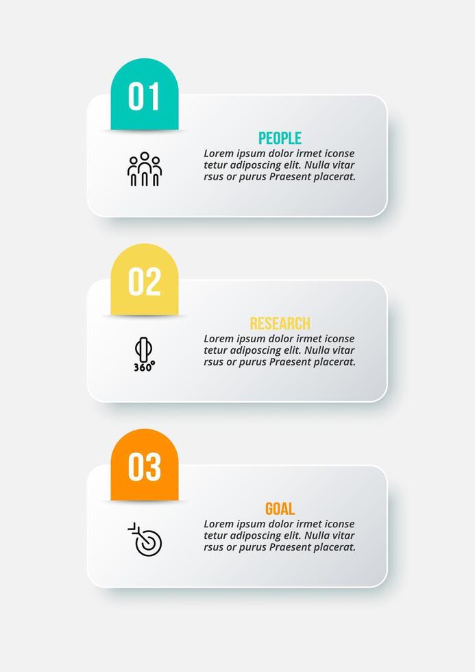 Workflow business infographic template. vector