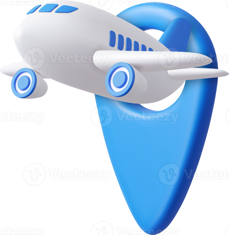 3d pin and Aeroplan png