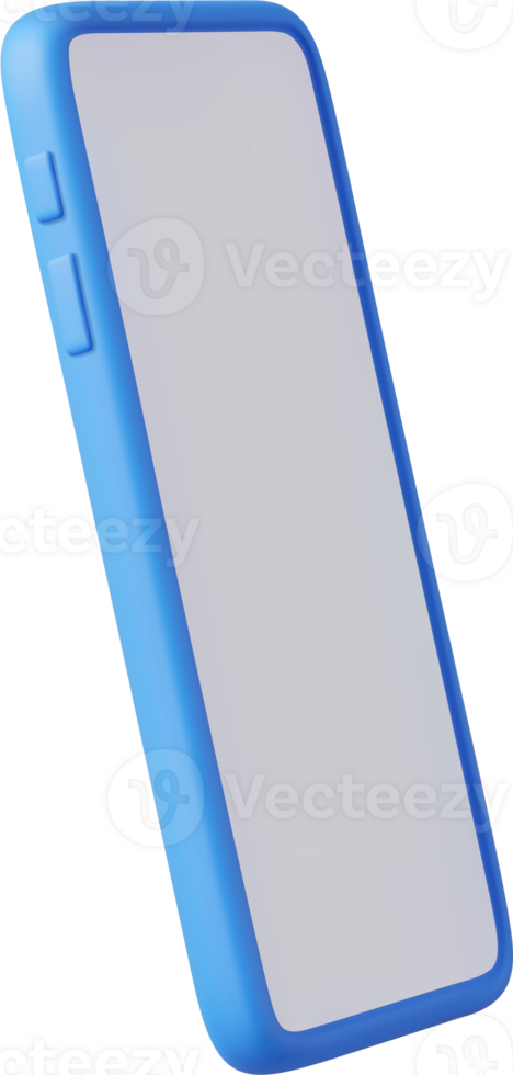 3D Render Smartphone mockup png