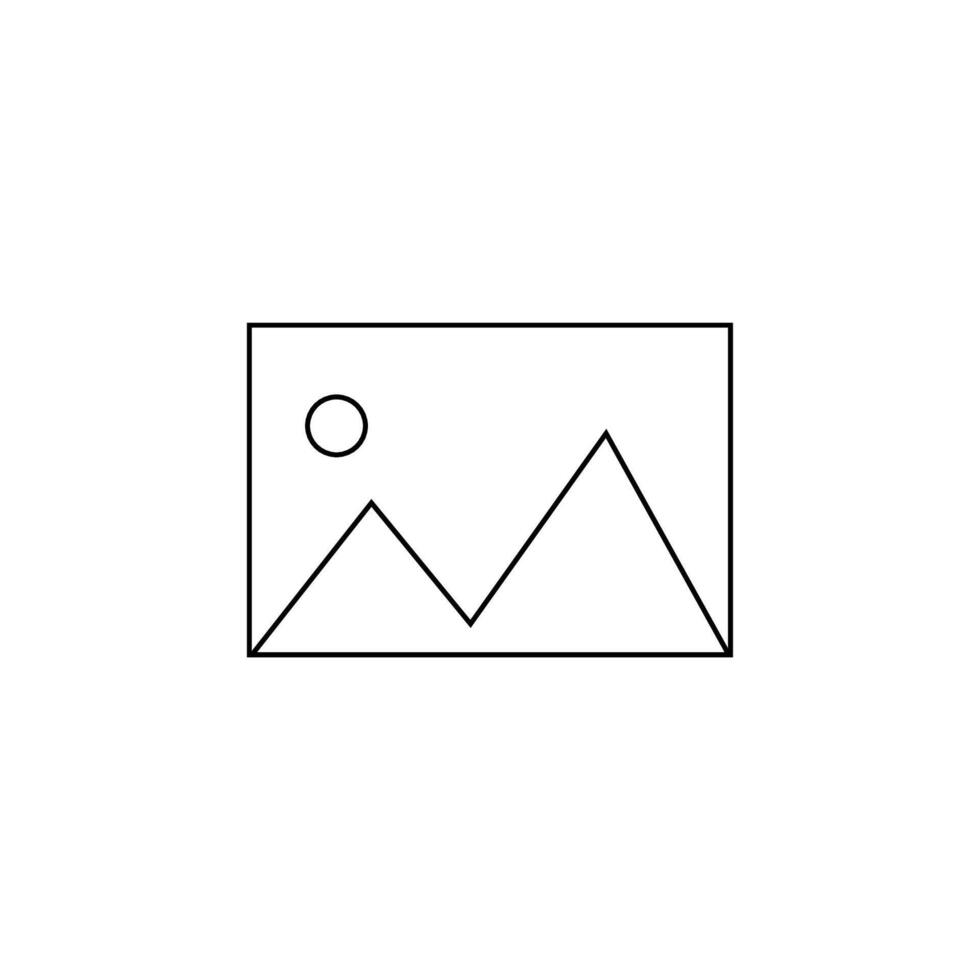 Upload image icon. vector
