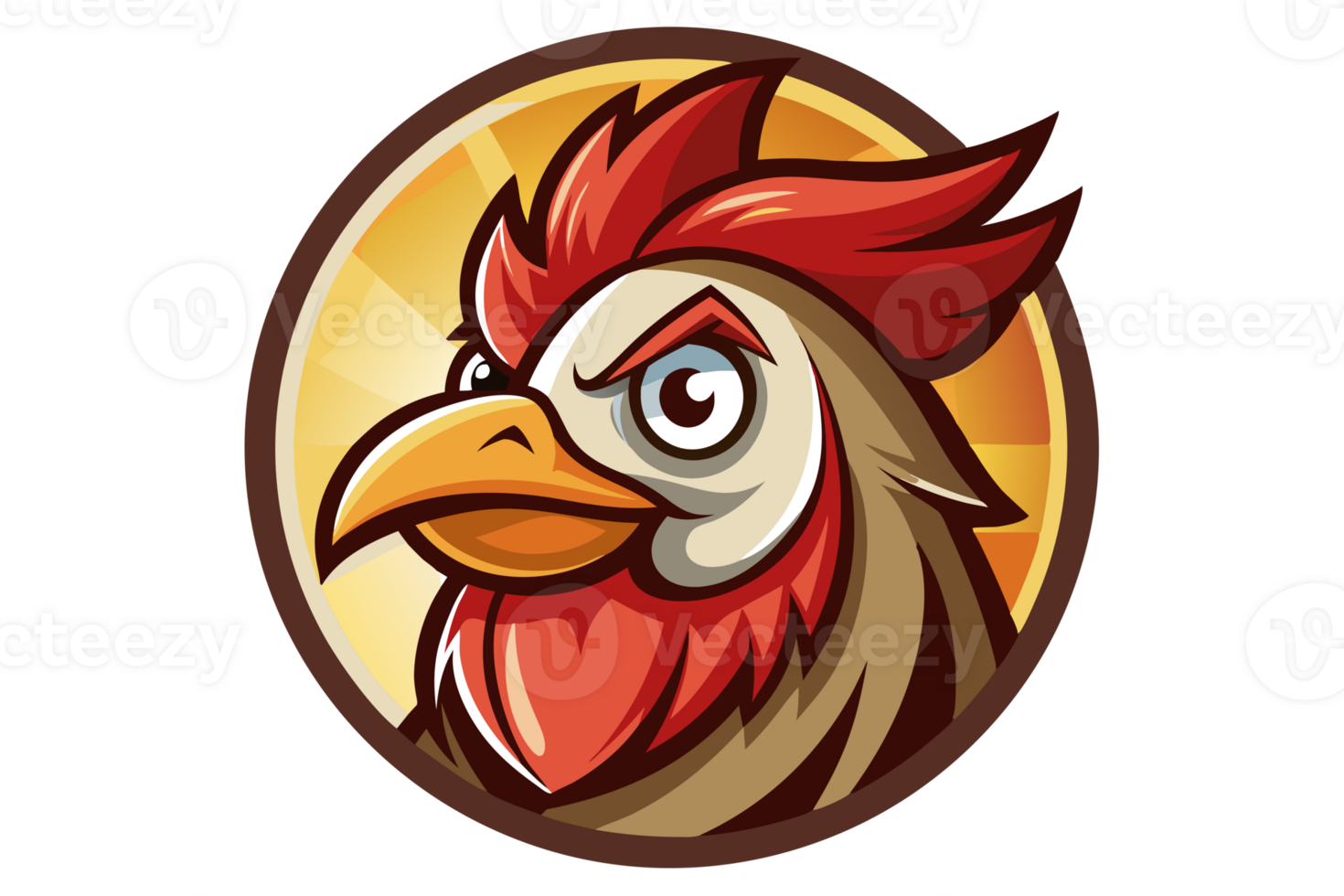 head of a chicken transparent background png
