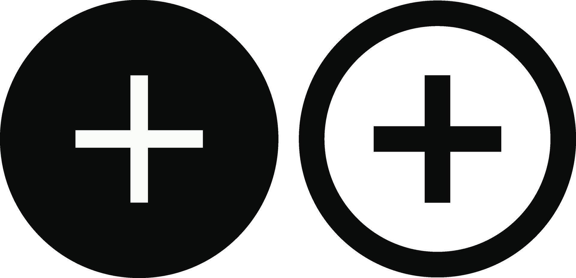 plus icon set. plus sign. Add plus icon. Medical Plus icon symbol. vector