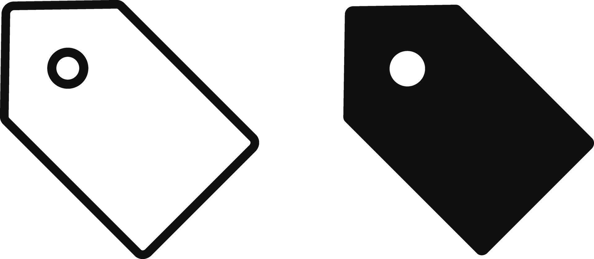 tag icon set. Sale Label Price Tag Icon. Discount ecommerce shopping vector