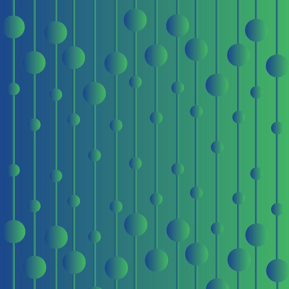 pattern garland of beads Vertical lines and circles seamless pattern. Strings of beads motif. Simple geometric shape background. vector