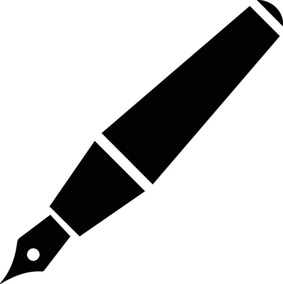 Pen silhouette clipart illustration vector