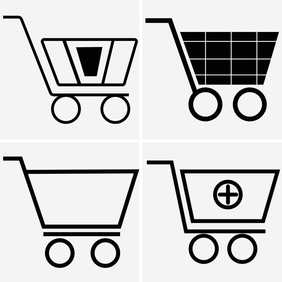 Shopping and E-commerce Line Icons. Editable Stroke. Pixel Perfect. For Mobile and Web. Contains such icons as Shopping, E-commerce, Payment Method, Piggy Bank, Delivery. vector