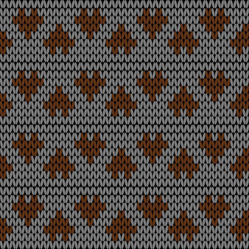Knitting design is a hobby. vector