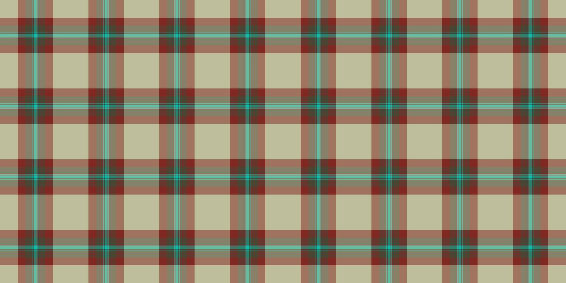 Yuletide texture tartan fabric, real plaid seamless pattern. Winter check background textile in teal and orange colors. vector