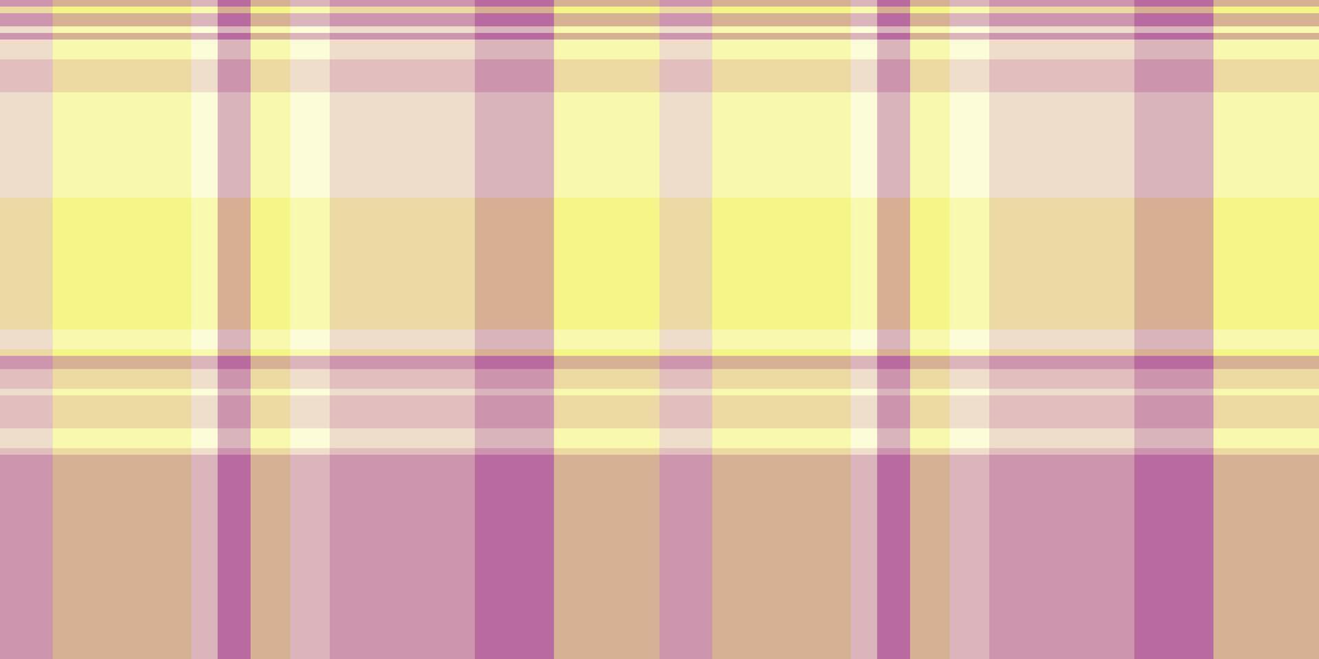 Birthday texture pattern, fashionable tartan fabric plaid. Flooring background seamless check textile in light and orange colors. vector