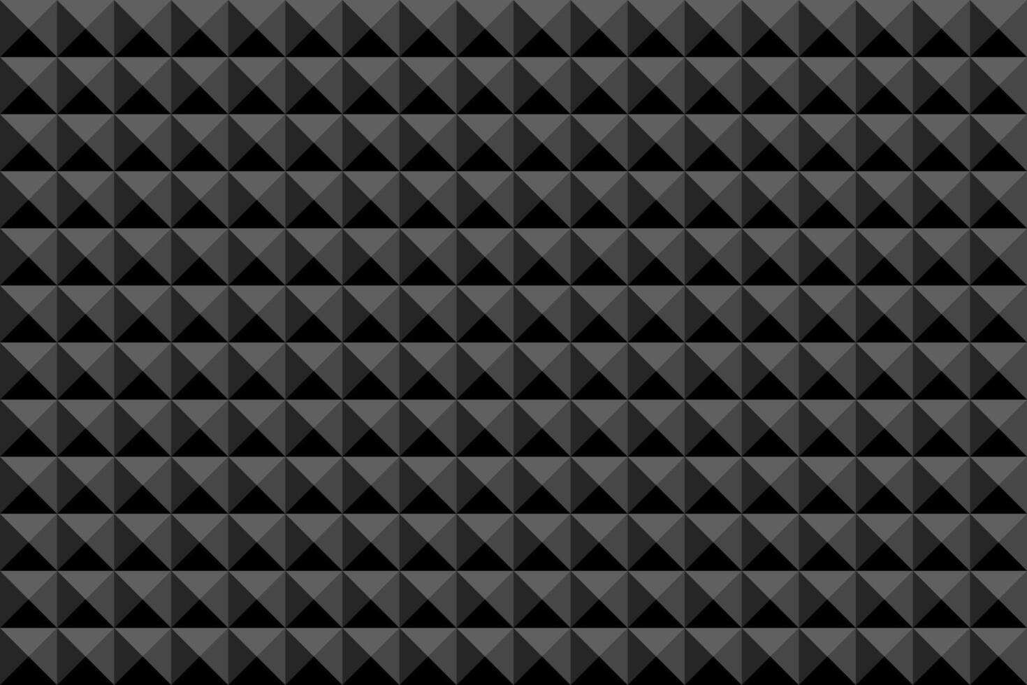 Abstract seamless polygonal pattern black vector