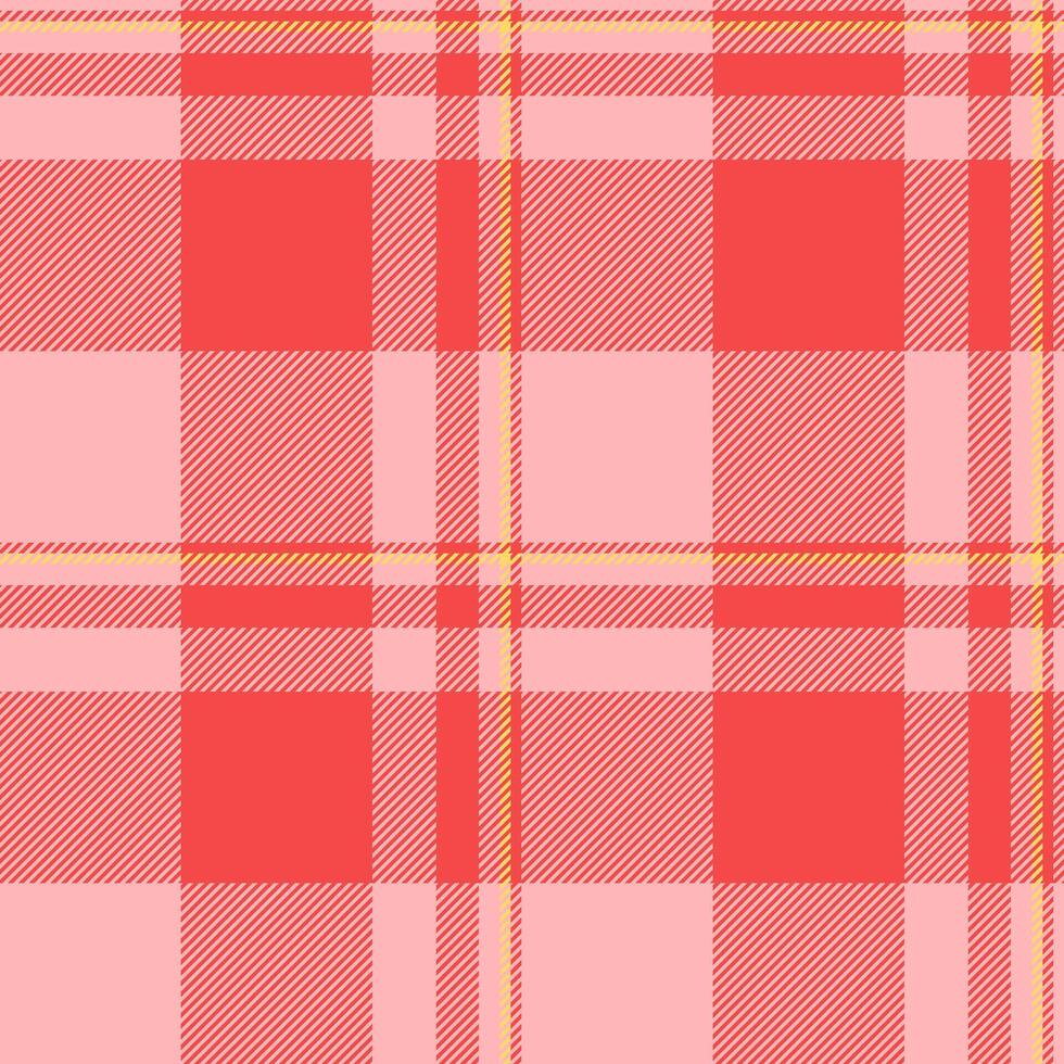Micro check tartan pattern, print seamless textile background. Diwali texture plaid fabric in light and pretty red colors. vector