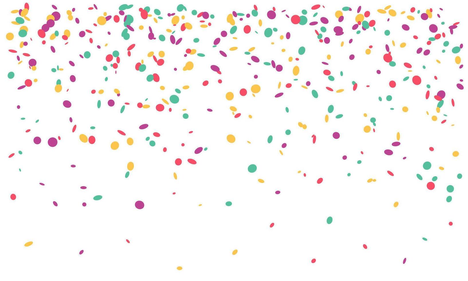 Faling confetti for festival background, birthday party invitation, carnival celebrate, glamour concert. Shiny colourful flying particle. Magic mosaic effect, romantic ceremony vibrant ornament. vector