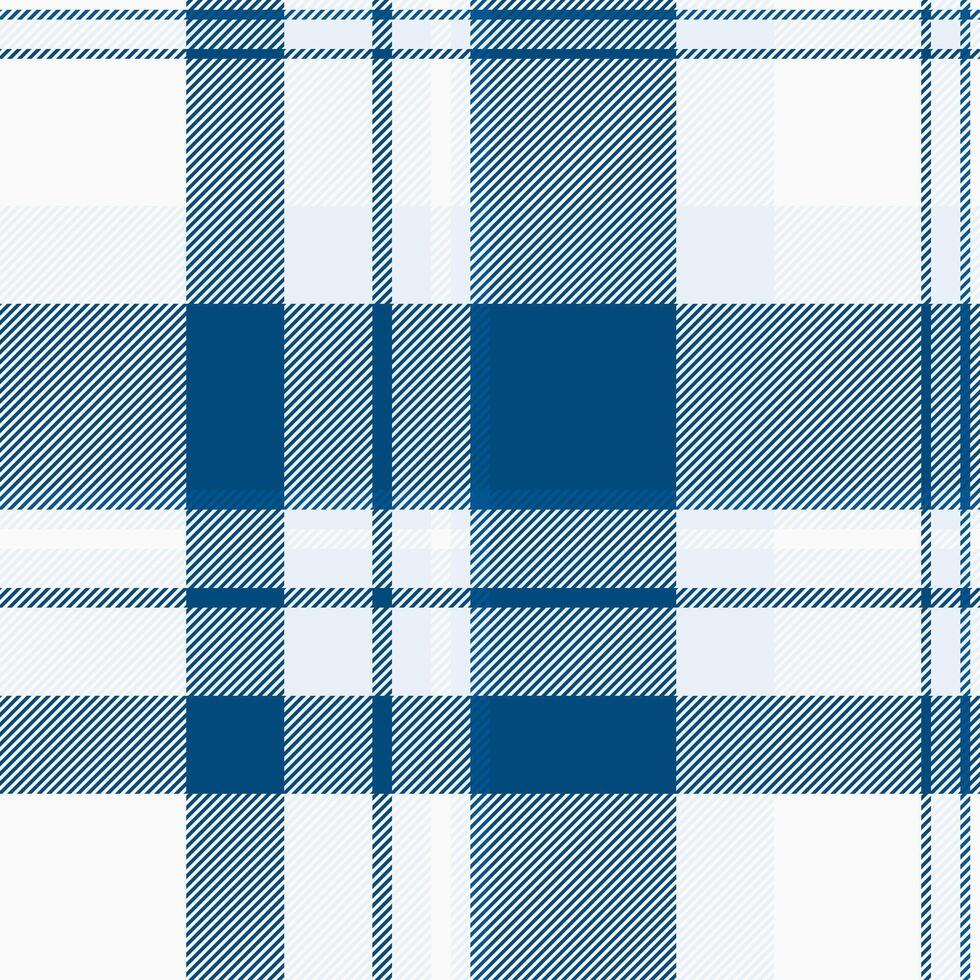 Discount tartan background textile, outline fabric seamless check. Chic pattern plaid texture in cyan and white colors. vector