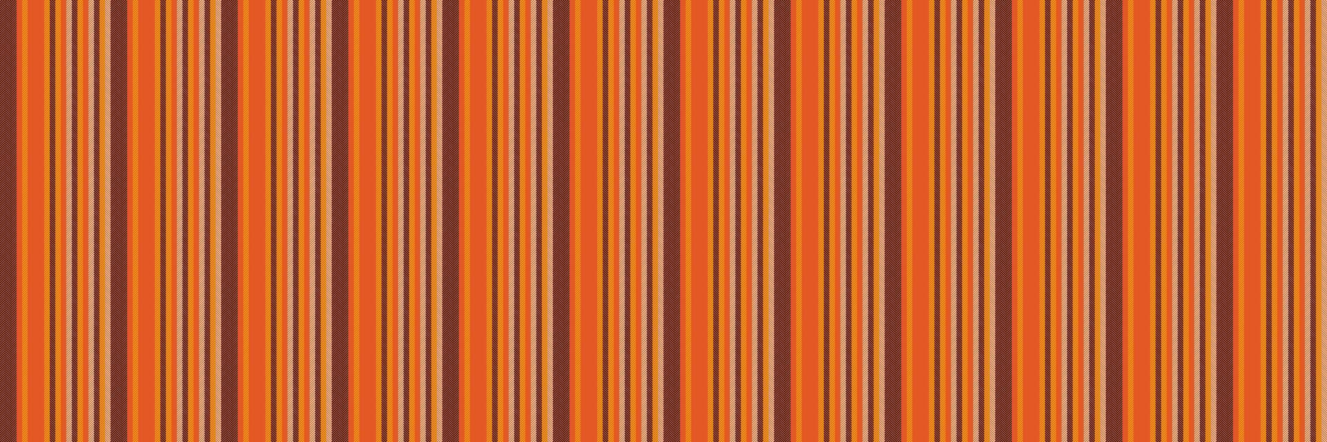 Cool pattern textile seamless, children background vertical. Striped texture lines fabric stripe in orange and black colors. vector