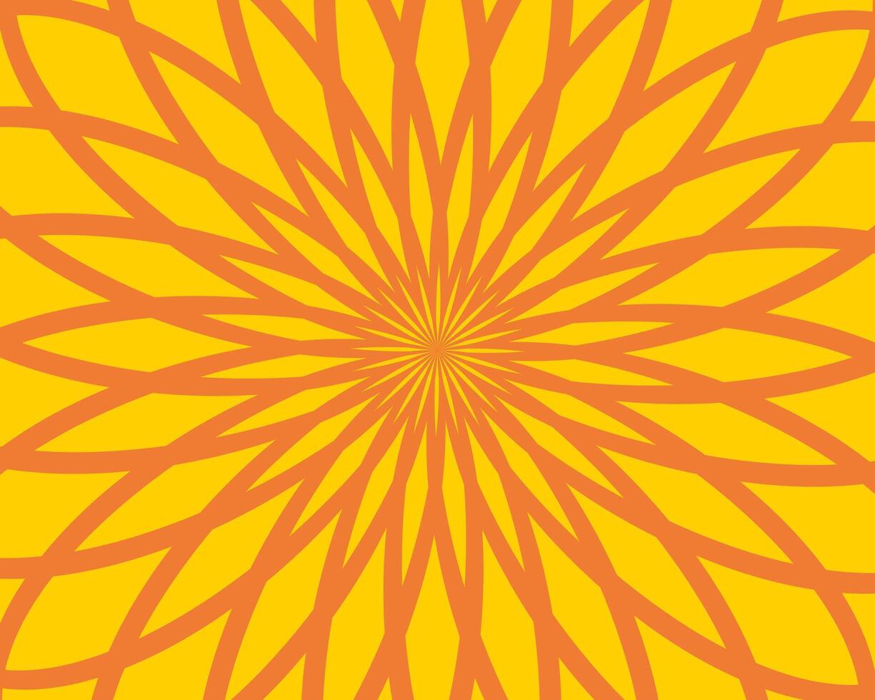 Abstract background. Pattern of color rays and ornament. backdrop templaye. vector