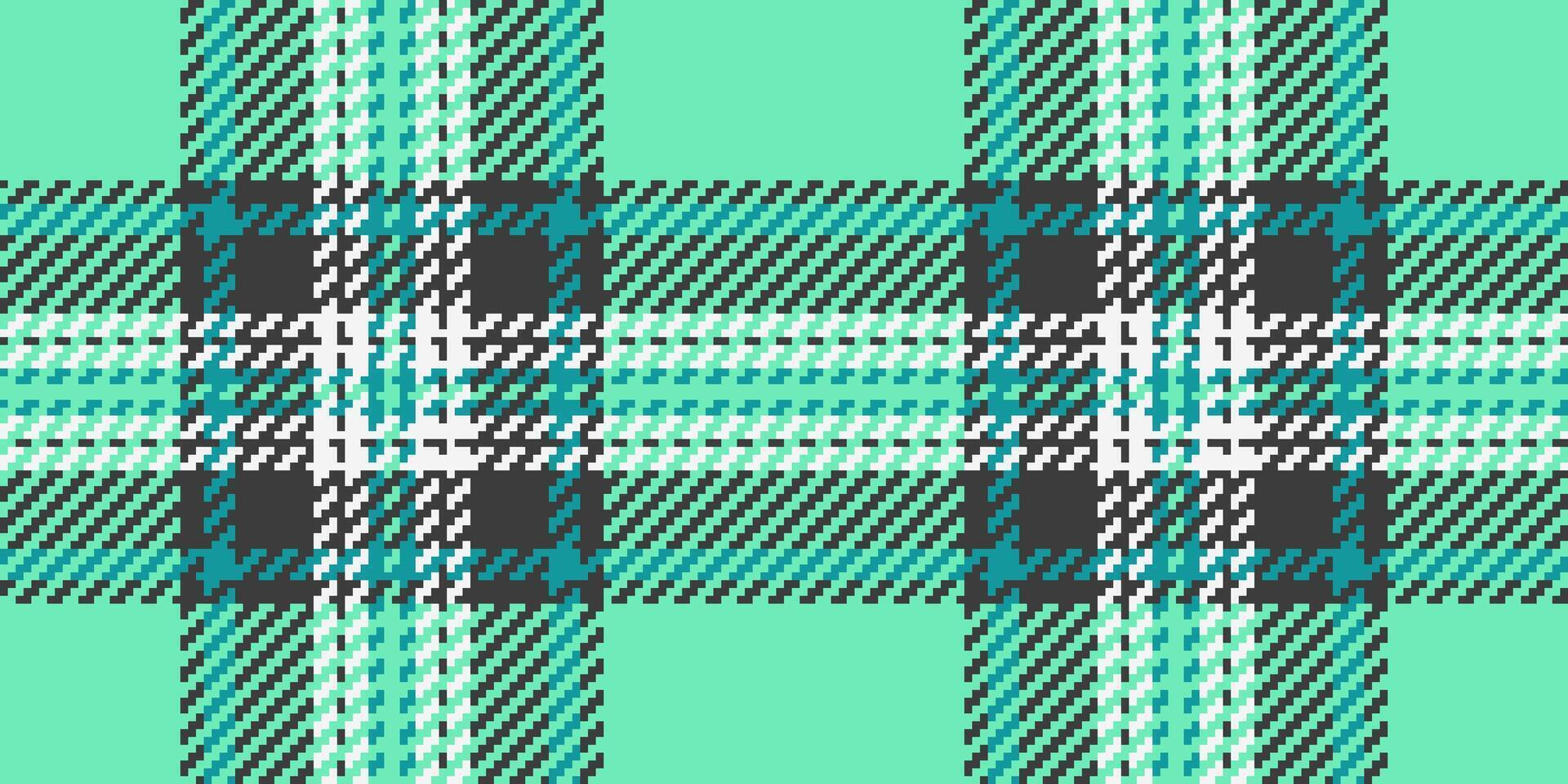 30s tartan plaid background, gentleman pattern fabric . Velvet check seamless texture textile in mint and grey colors. vector