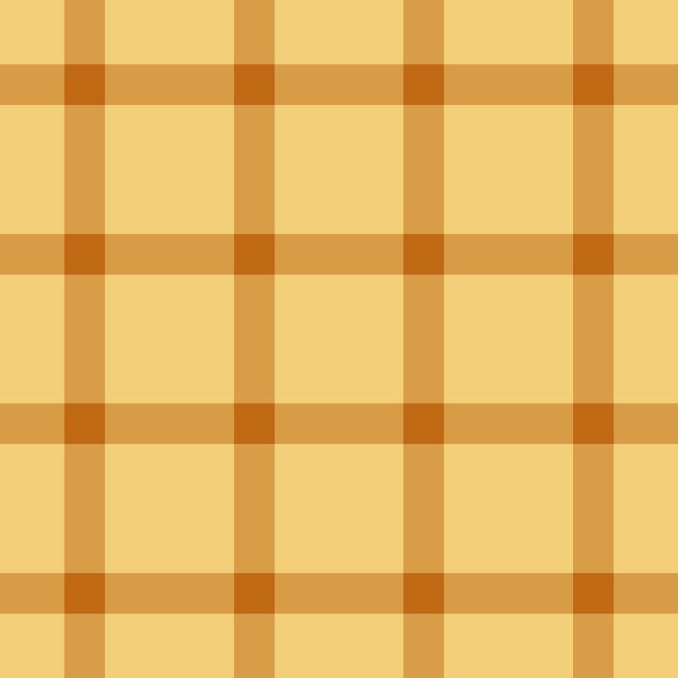 Sample fabric check tartan, floor pattern plaid. Ireland textile background texture seamless in amber and orange colors. vector