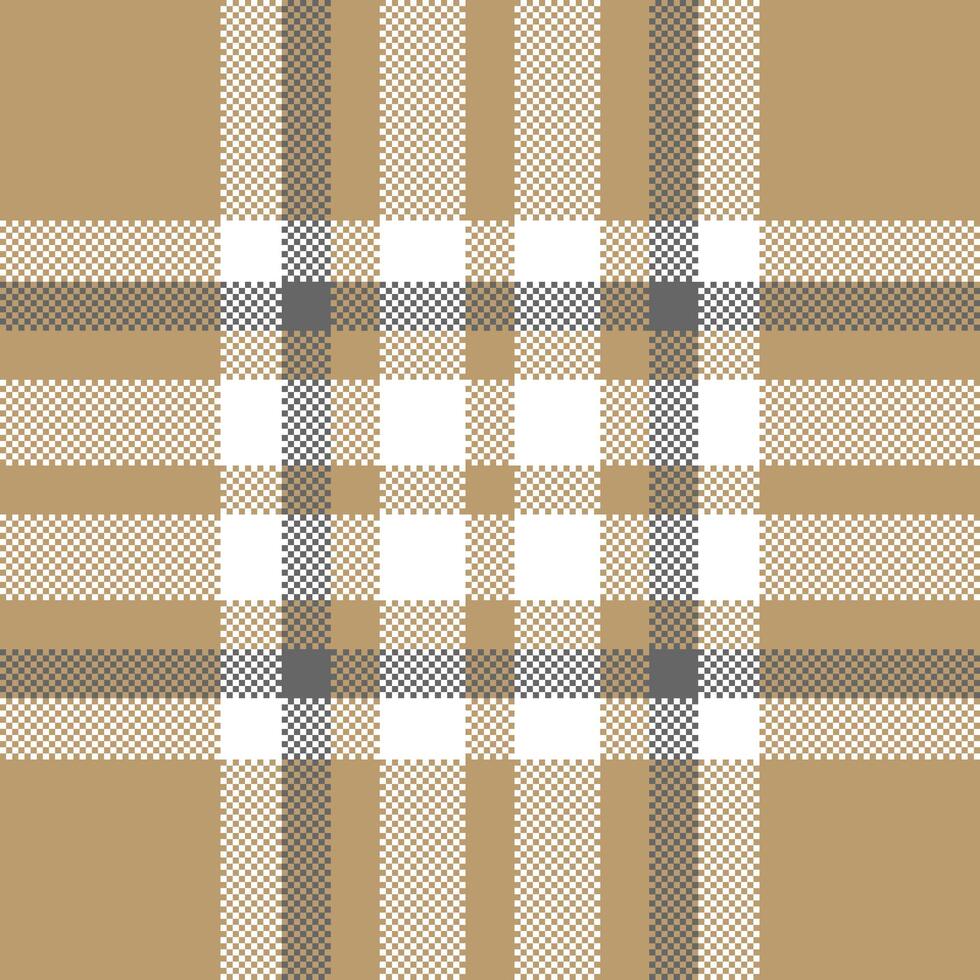 Pixel background design. Modern seamless pattern plaid. Square texture fabric. Tartan scottish textile. Beauty color madras ornament. vector