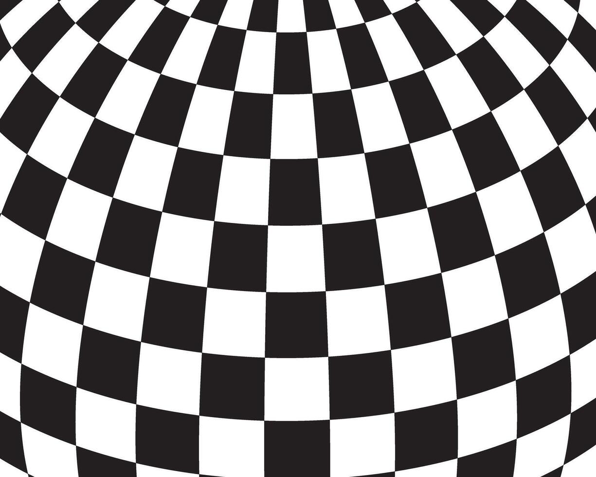 Black and white abstract pattern. Art design geometric shape background. Graphic visual disort style. vector