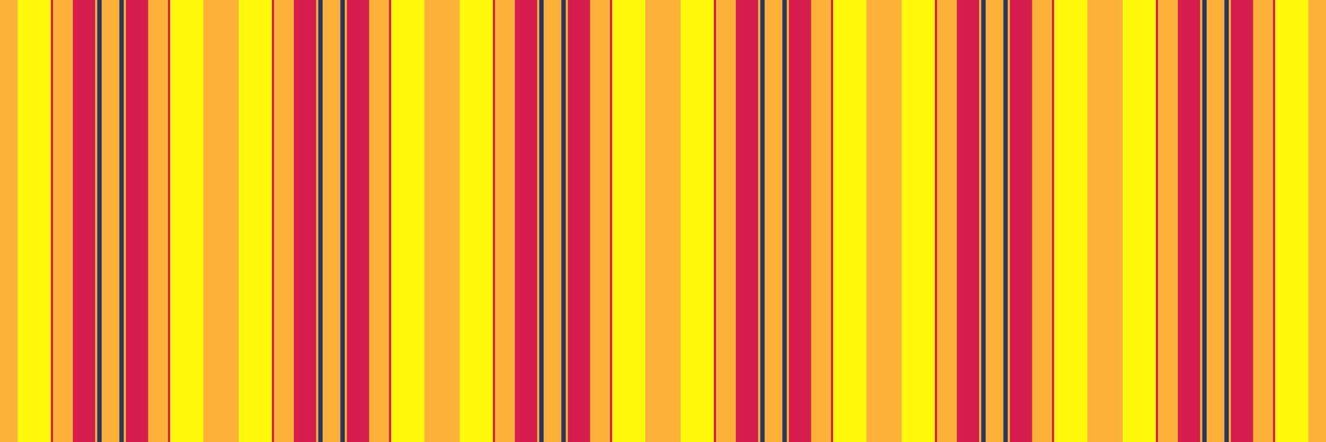 Fade background vertical fabric, folded pattern seamless lines. Selection stripe textile texture in amber and red colors. vector