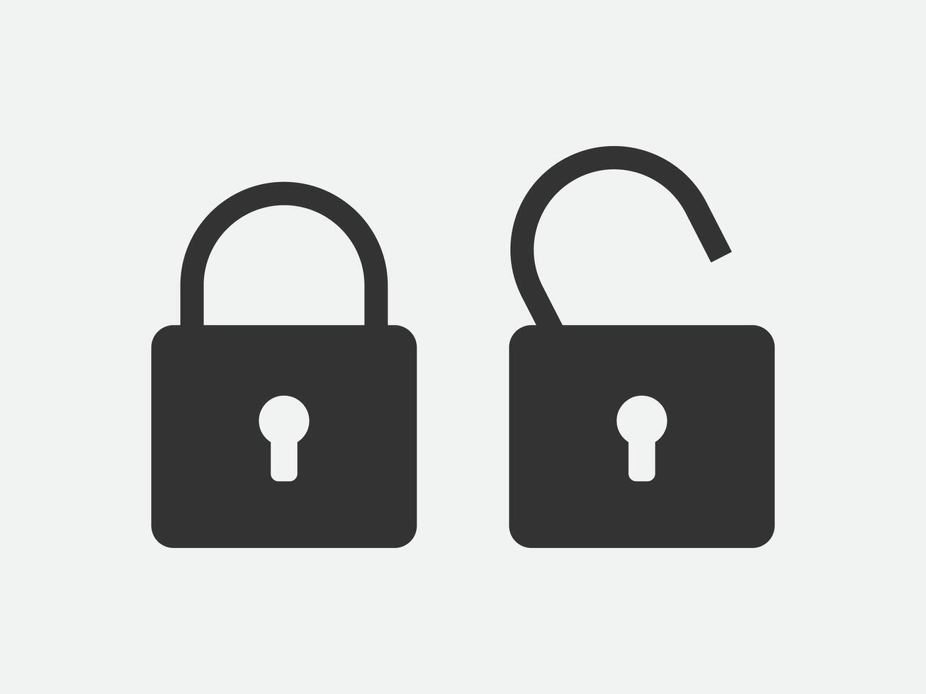 Close icon sign. Cancel symbol padlock web design. Error, denied, avoid or wrong data button. vector
