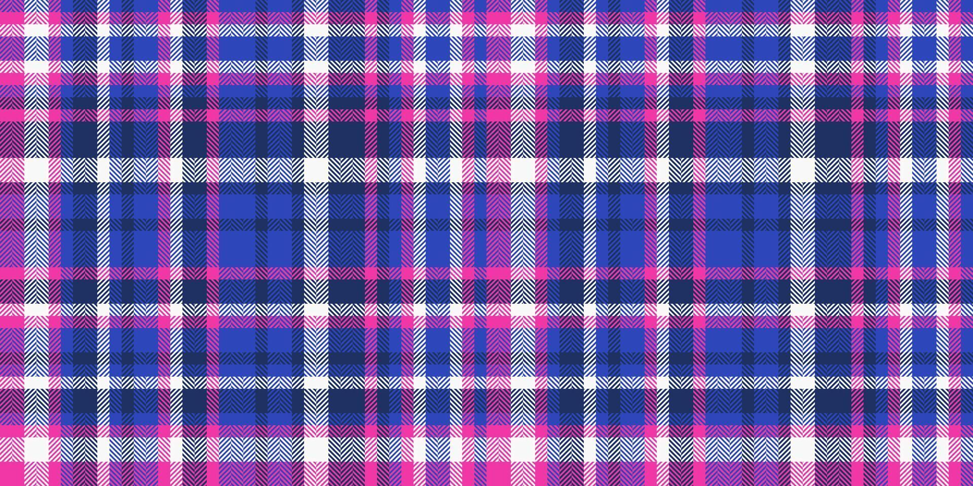 Festival background texture, designer seamless fabric plaid. Harvest pattern check textile tartan in blue and pink colors. vector