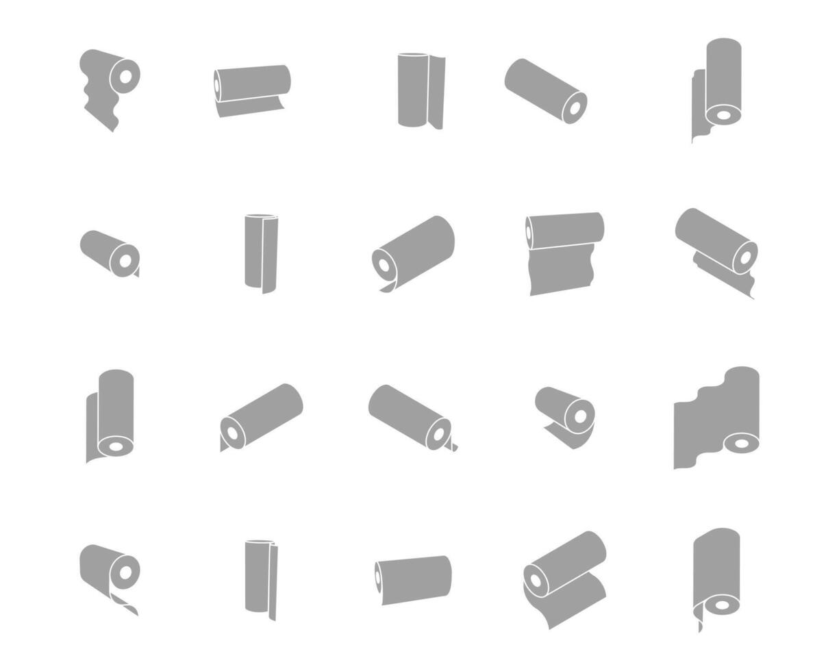 Textile roll icon. Paper tube illustration design for kitchen cleaning towel, carpet, scroll whatman, fabric. vector