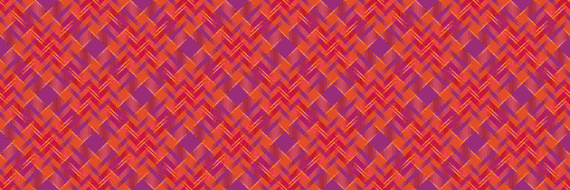 Classic plaid check , relief seamless fabric pattern. 20s background texture textile tartan in red and pink colors. vector
