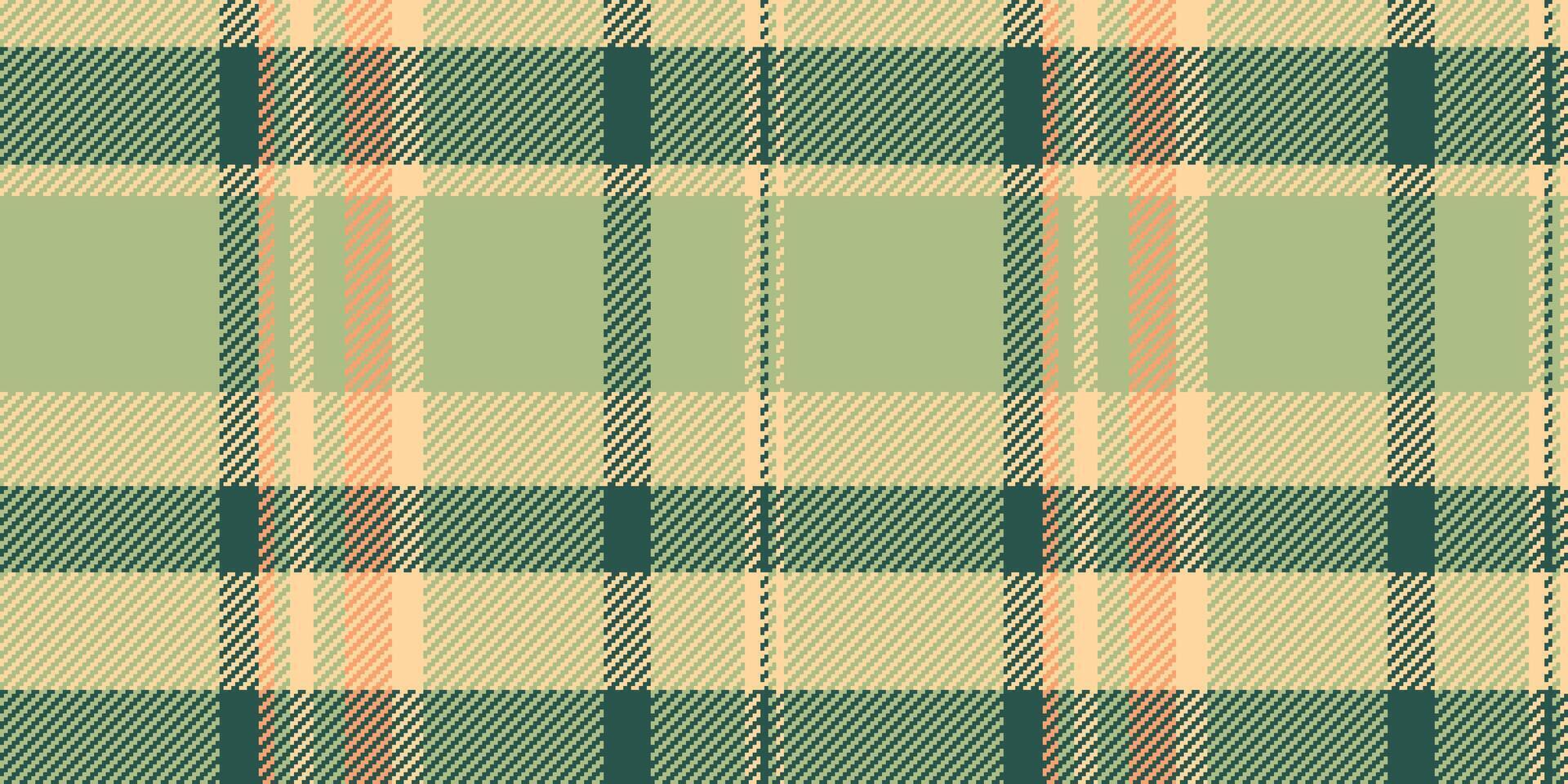 Royal pattern texture plaid, creativity seamless fabric. Scenery background tartan textile check in pastel and orange colors. vector