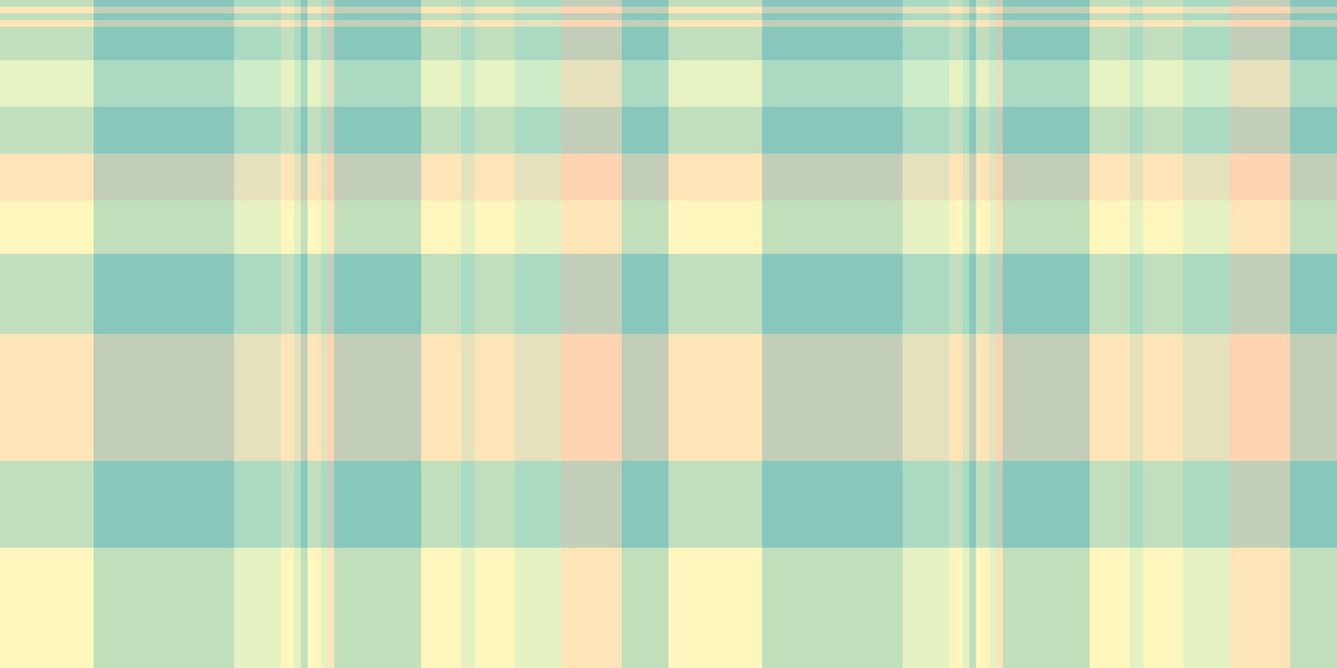 Japan texture plaid seamless, yuletide check textile. Exotic tartan pattern fabric background in light and teal colors. vector