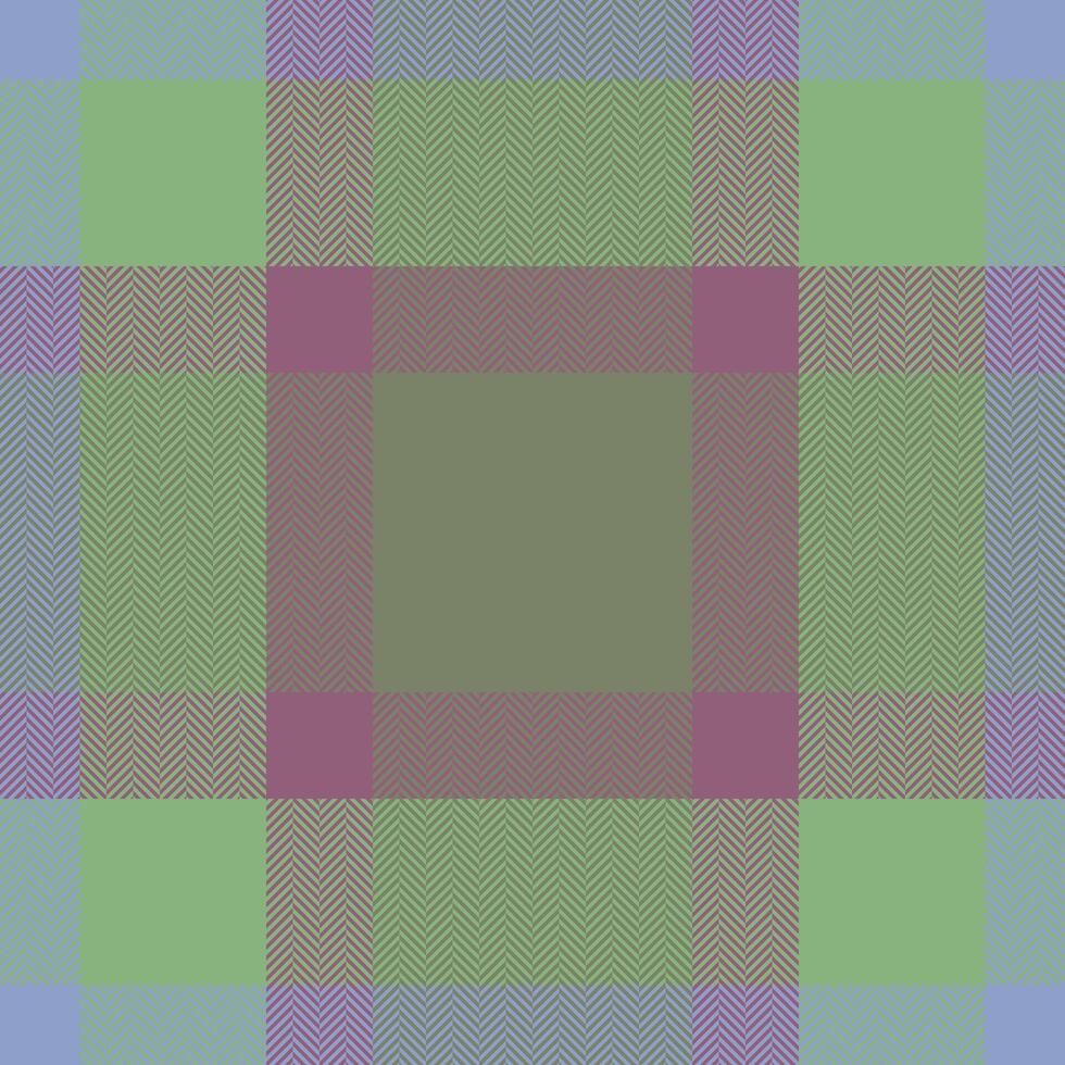 Plaid check pattern. Seamless fabric texture. Tartan textile print. vector