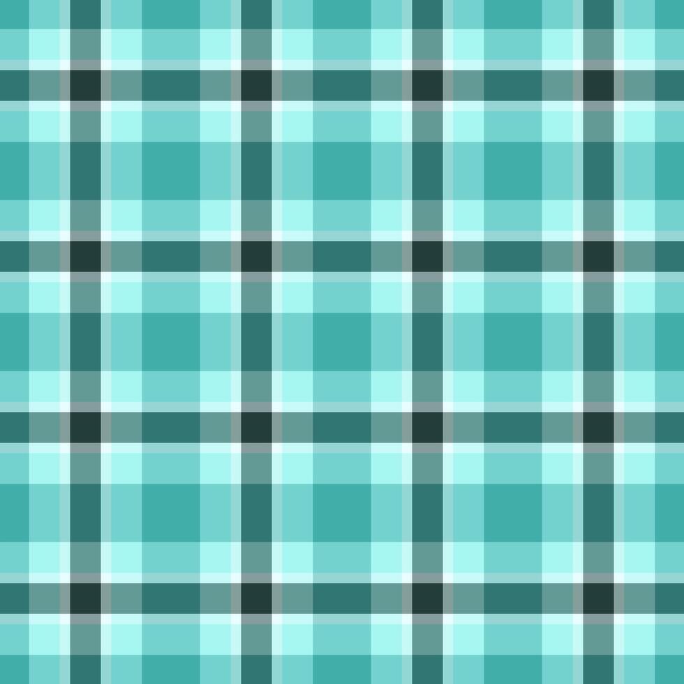 Volume background fabric seamless, customize check pattern . Vogue textile plaid texture tartan in teal and light colors. vector