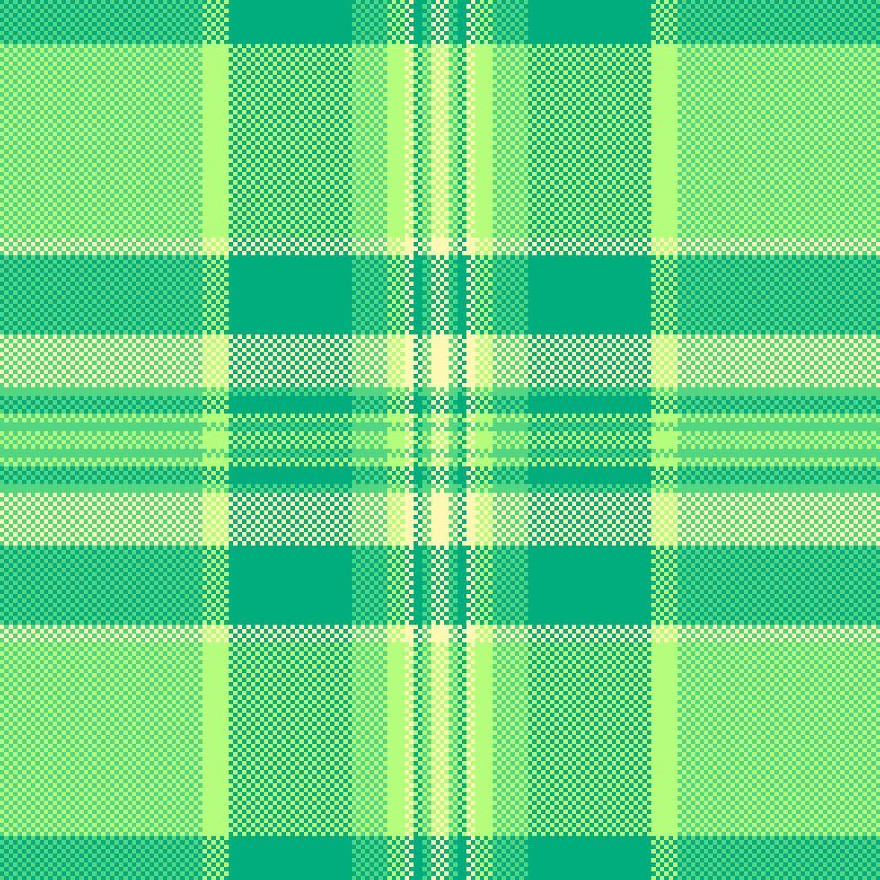 Textile pattern fabric of seamless tartan texture with a check background plaid. vector