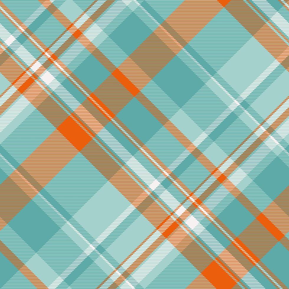 Hounds tooth background check plaid, creativity fabric textile. Household tartan pattern seamless texture in teal and light colors. vector