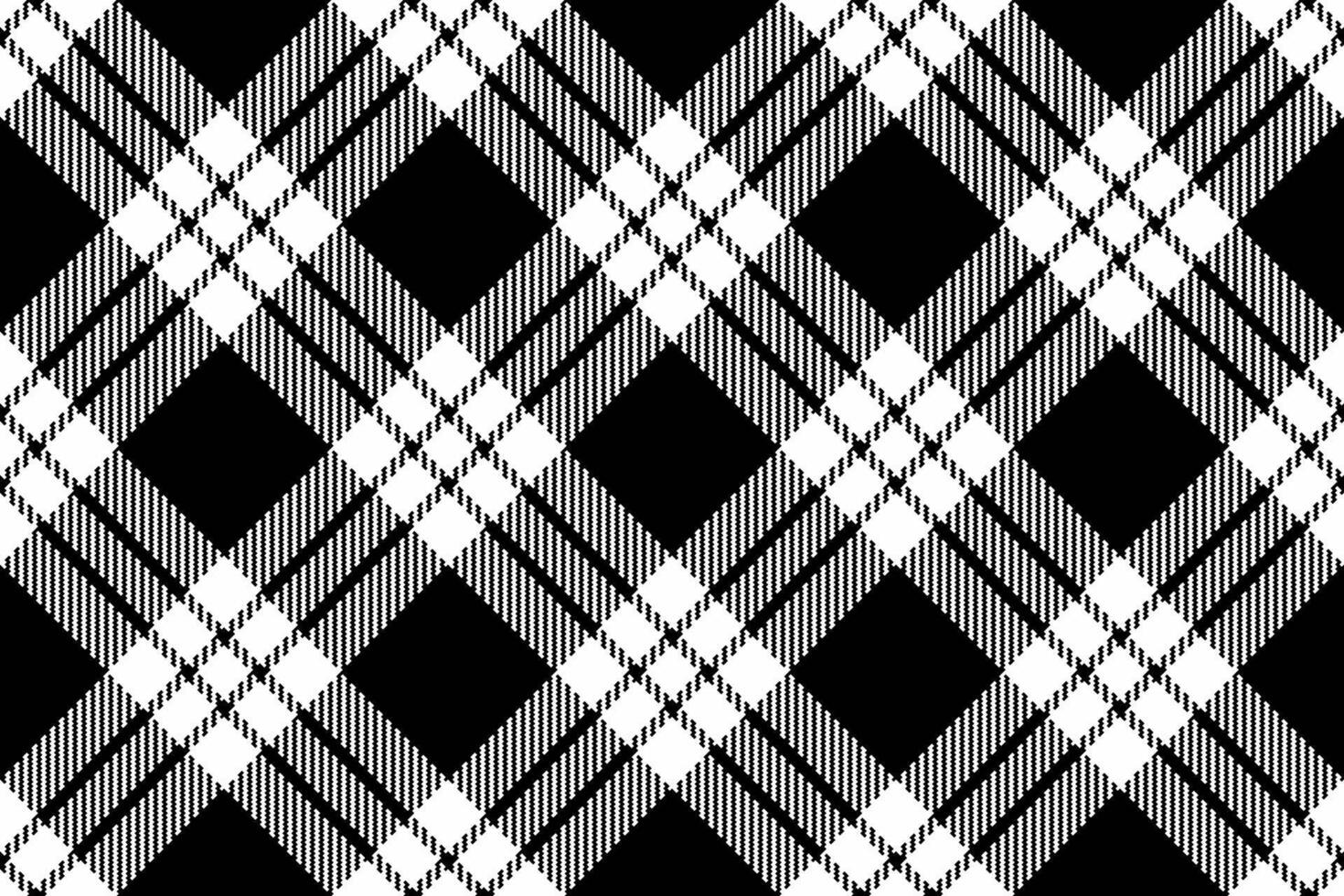 Stripe check seamless, gift background plaid texture. Amazing pattern textile fabric tartan in black and white colors. vector