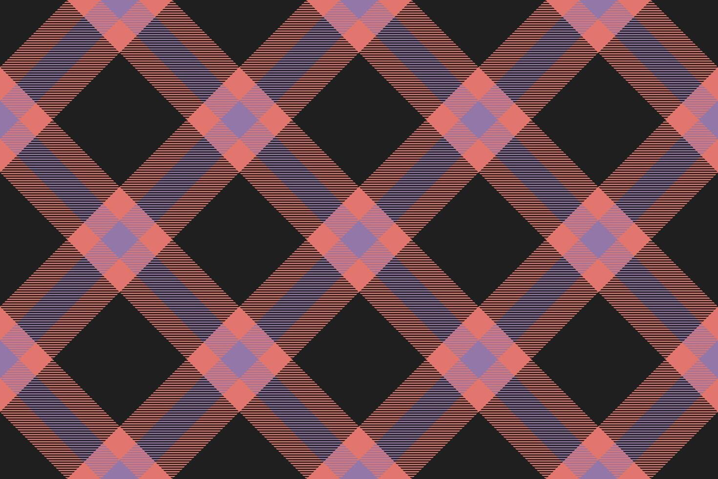 Tartan plaid background, diagonal check seamless pattern. fabric texture for textile print, wrapping paper, gift card, wallpaper. vector