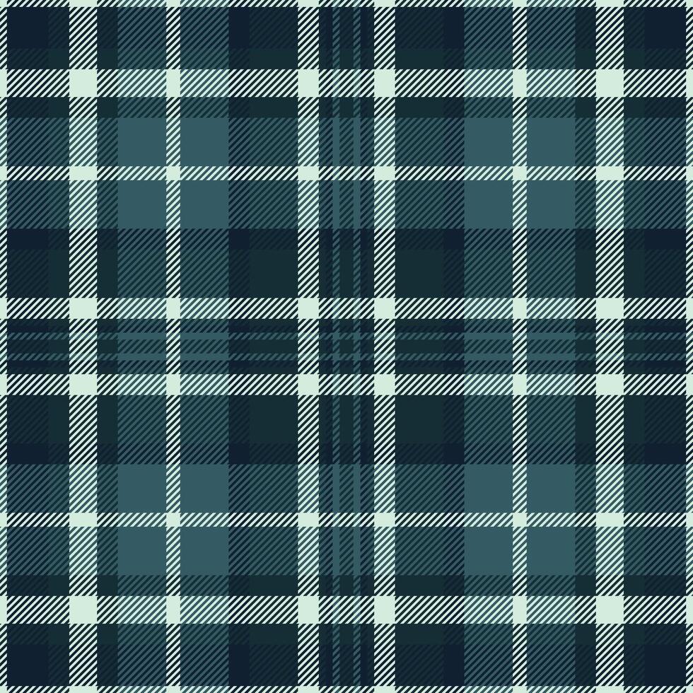 Aged background texture , conceptual pattern fabric tartan. Wallpaper check textile seamless plaid in dark and cyan colors. vector