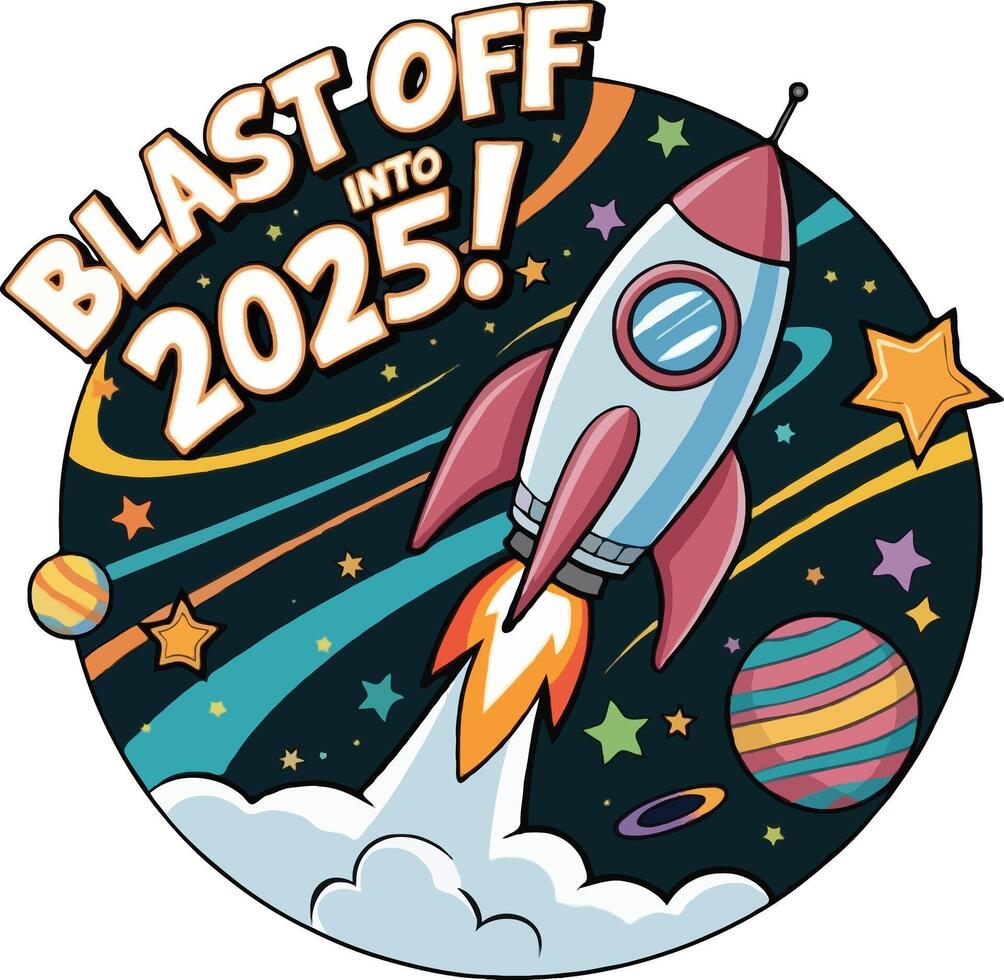 Perfect New Year T Shirt for 2025 Celebrate in Style Comfortable Design Ideal for Parties and Casual Looks vector