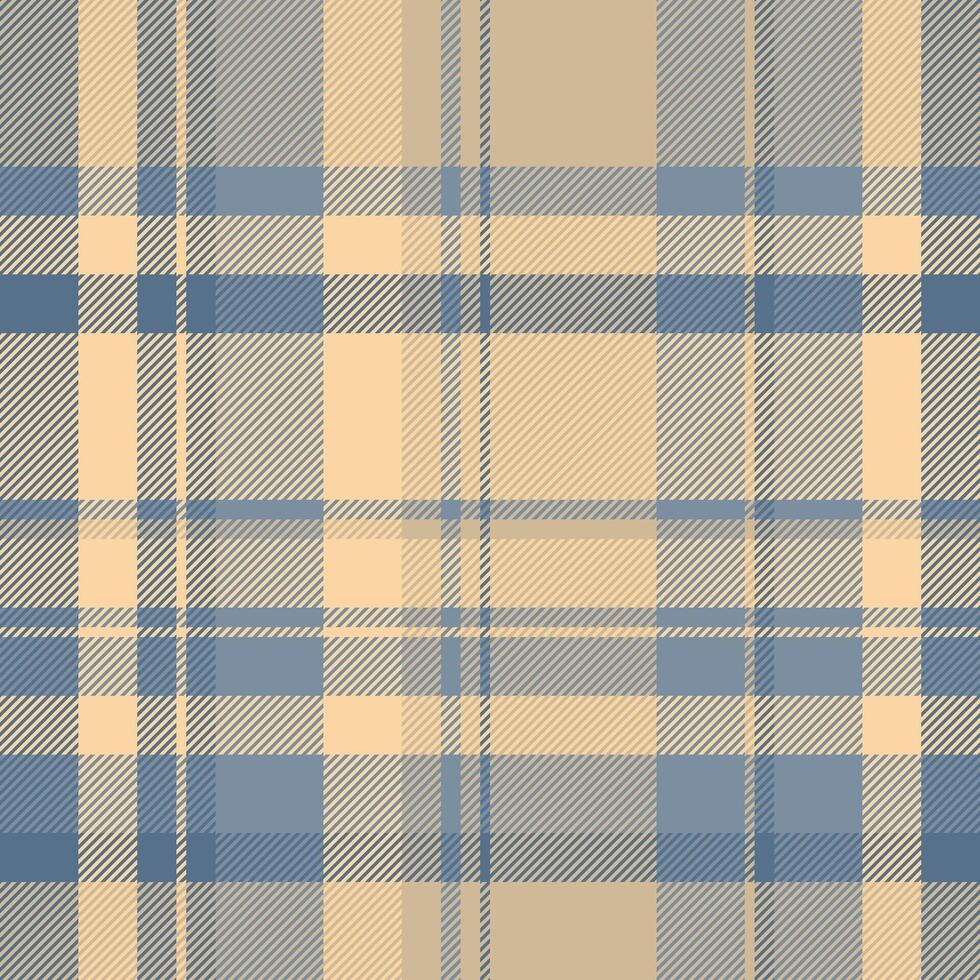 Funky fabric plaid , winter seamless check textile. Hippie pattern tartan texture background in orange and pastel colors. vector