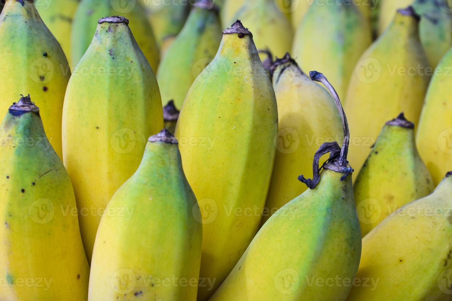 Ripe bananas background photo
