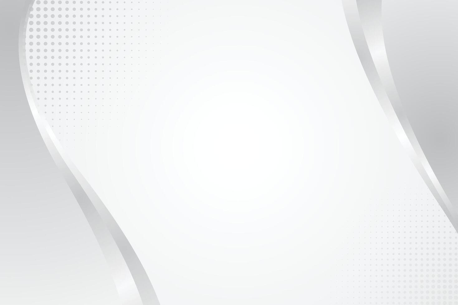 White background with metallic effect vector