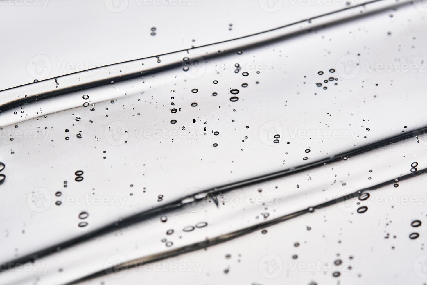 Texture of the hair gel or hyaluronic gel for the face. photo