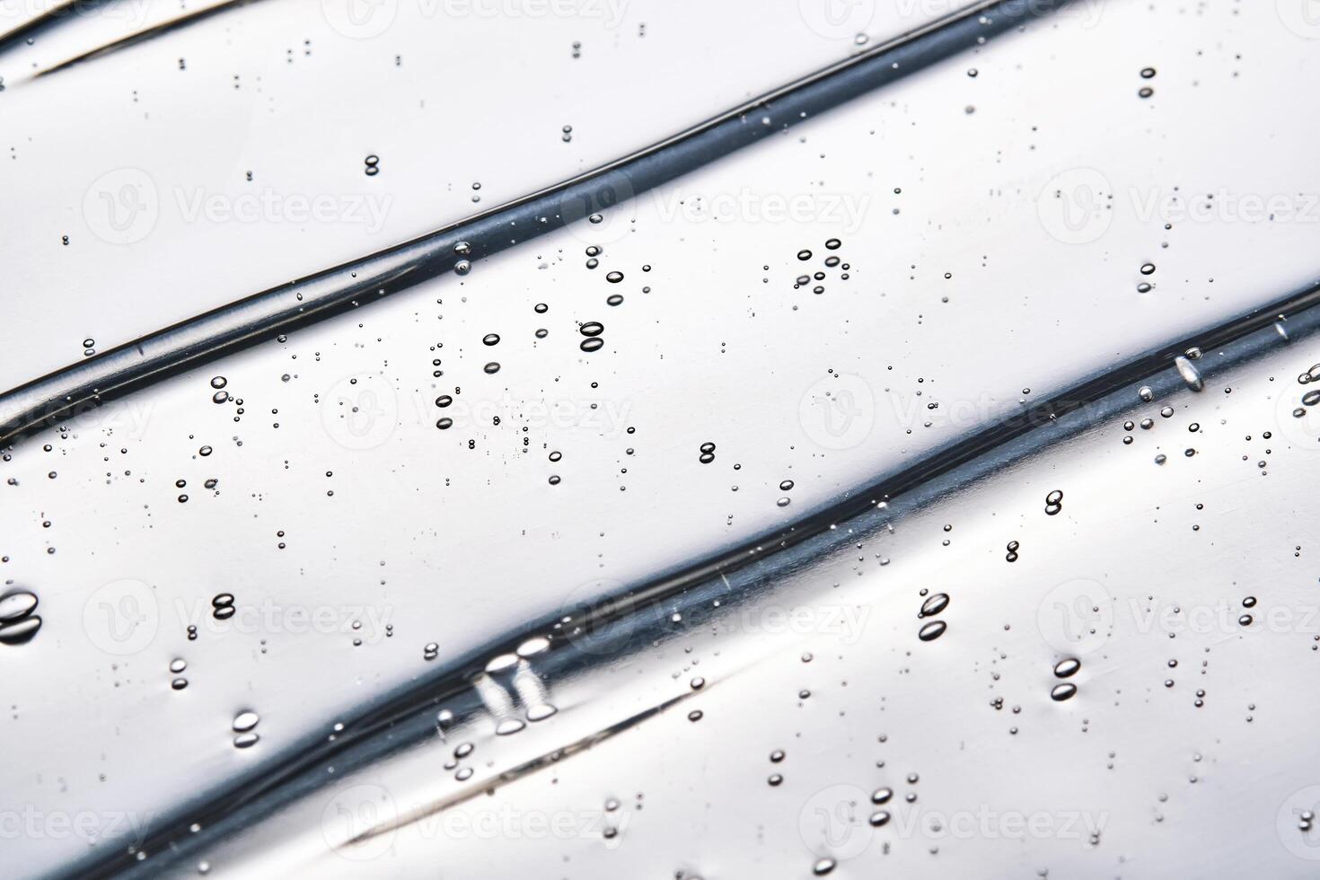 Texture of the hair gel or hyaluronic gel for the face. photo